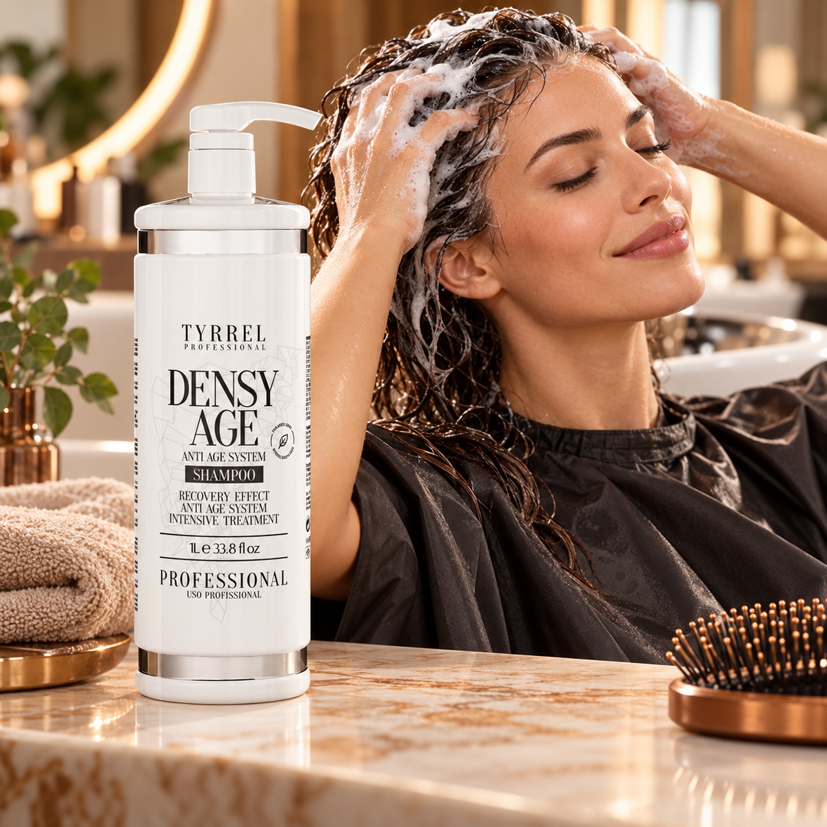Densy Age · Champú reparador — 1 L