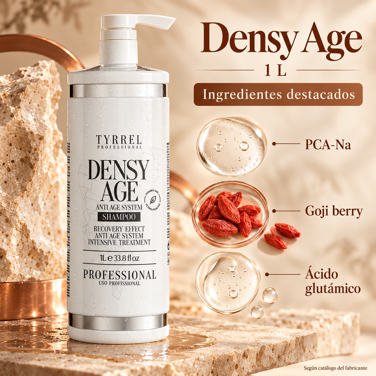 Densy Age · Champú reparador — 1 L