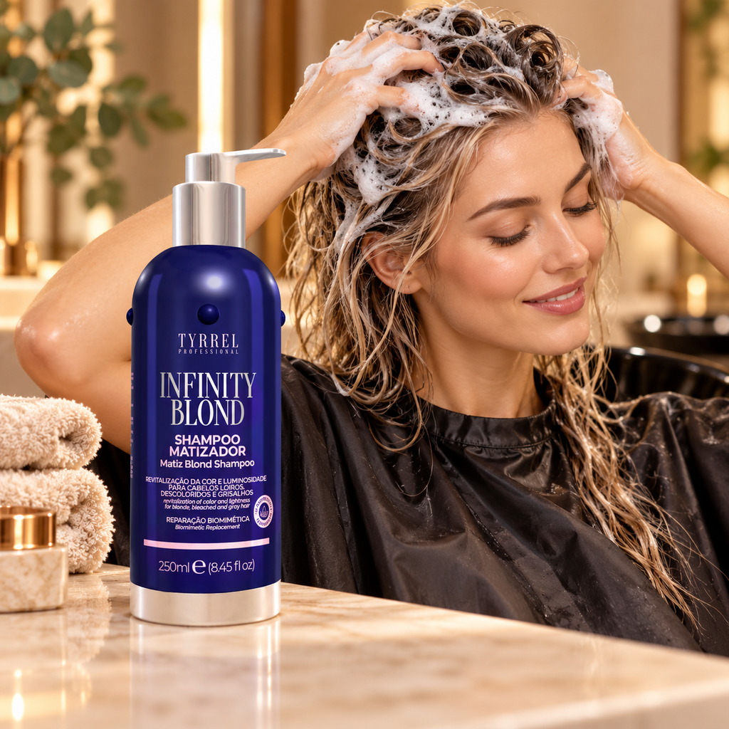Infinity Blond · Champú matizante — 250 ml