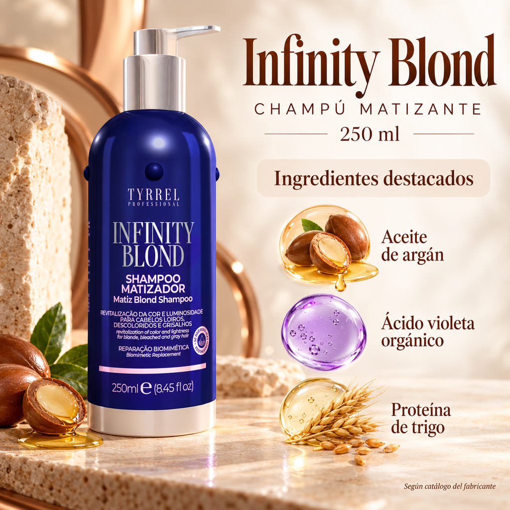 Infinity Blond · Champú matizante — 250 ml