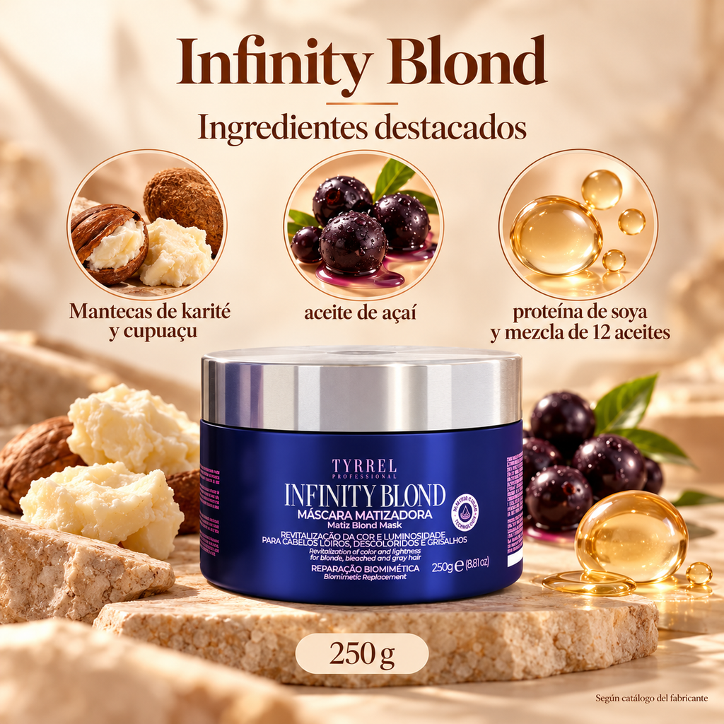 Infinity Blond · Mascarilla matizante — 250 g