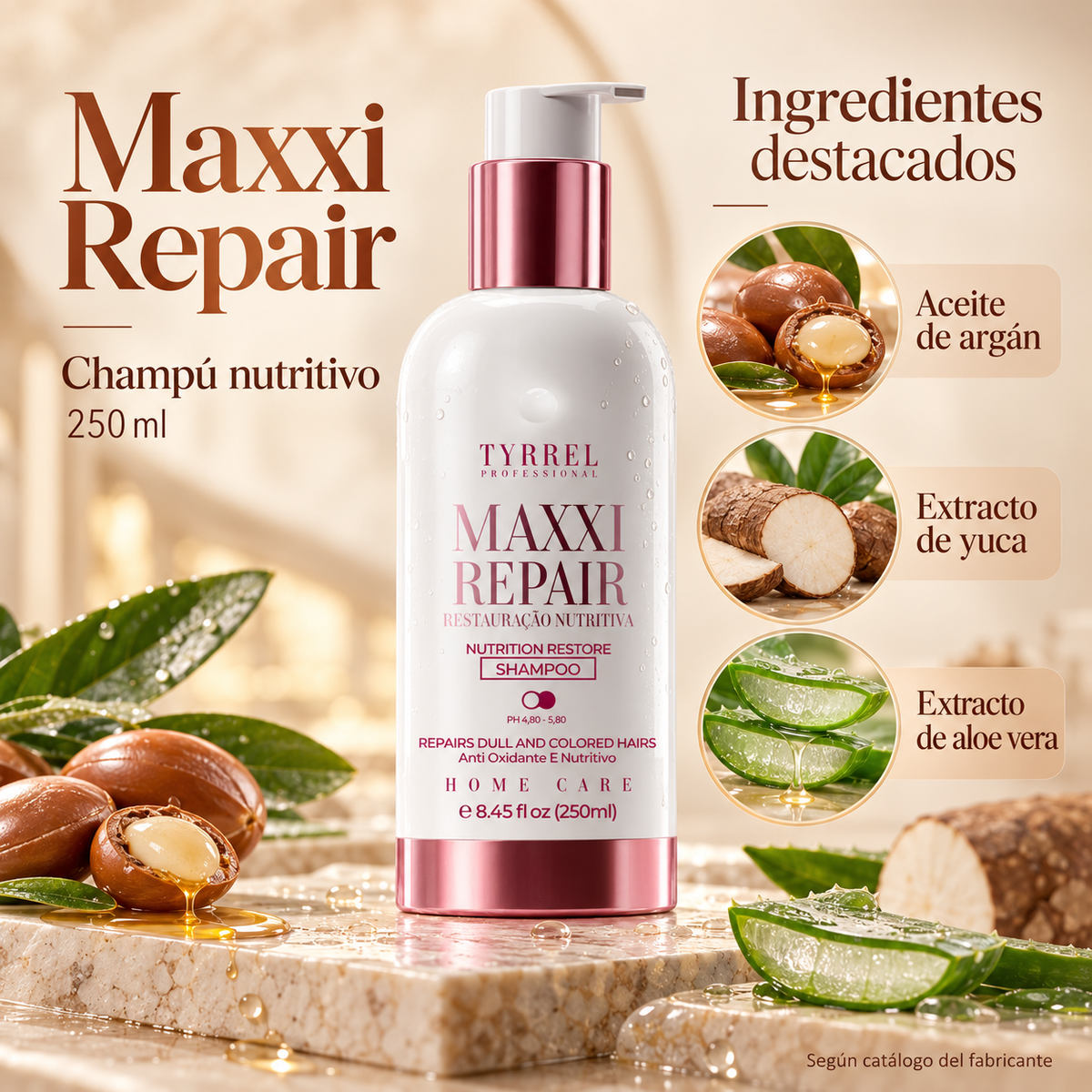 Maxxi Repair · Champú nutritivo — 250 ml