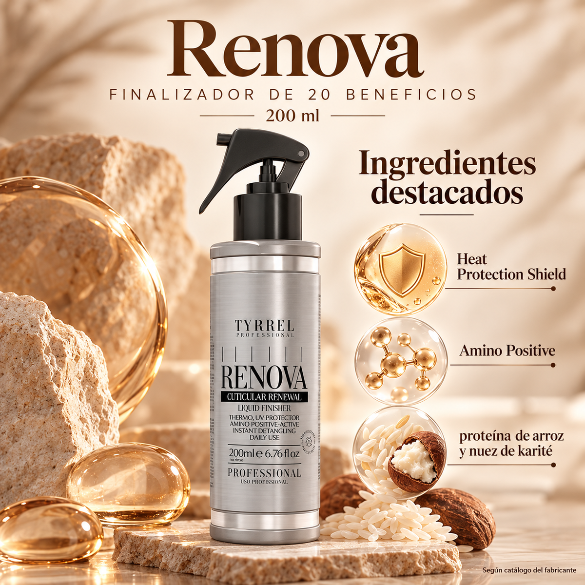 Renova · Finalizador de 20 beneficios — 200 ml